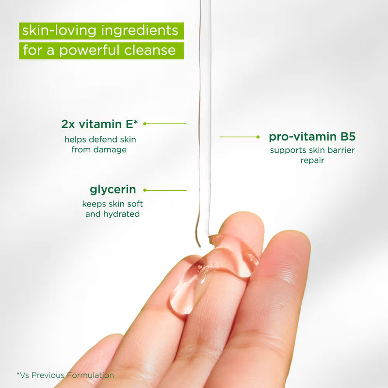 Simple Refreshing Facial Wash - Kind to Skin with Pro-Vitamin B5 & Vitamin E.